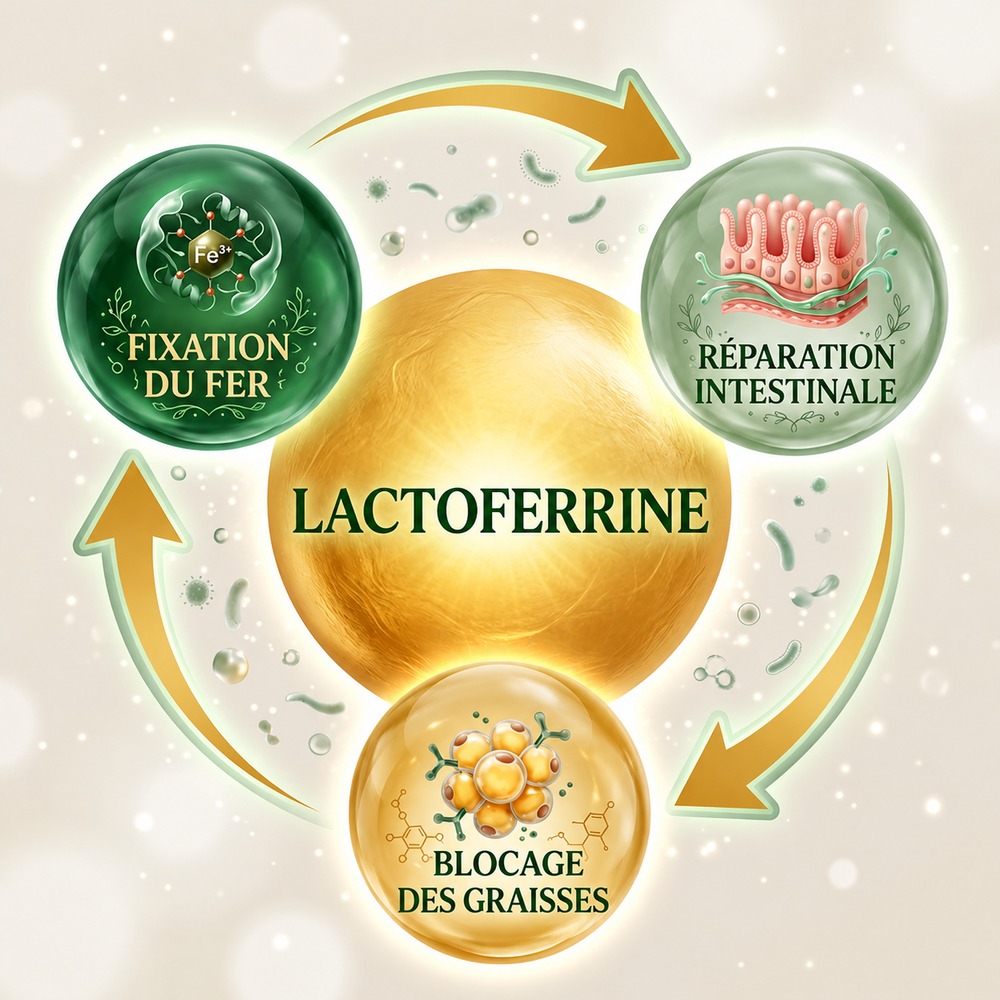 Le mécanisme de la lactoferrine