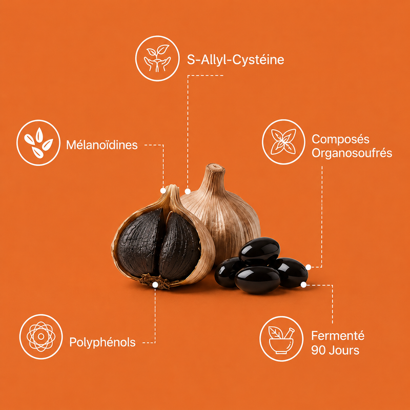Ail noir fermenté