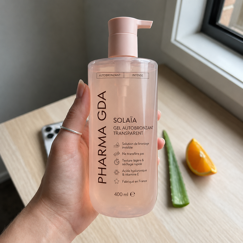 Le gel autobronzant transparent SOLAÏA™